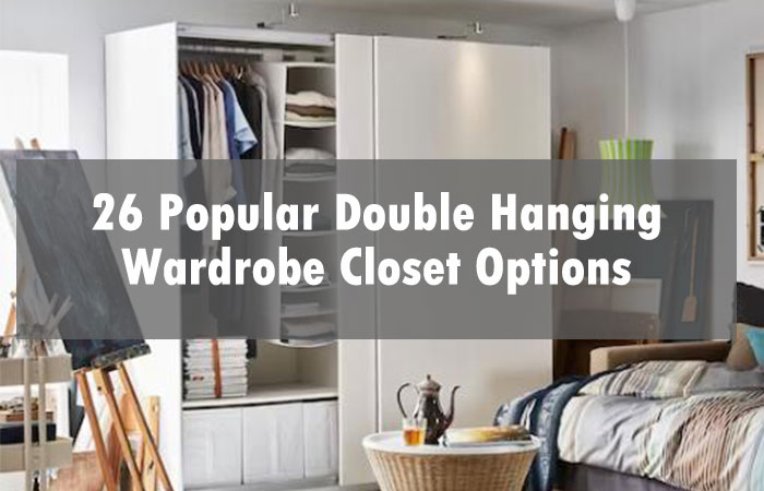 top double hangingn wardrobe closet on the market