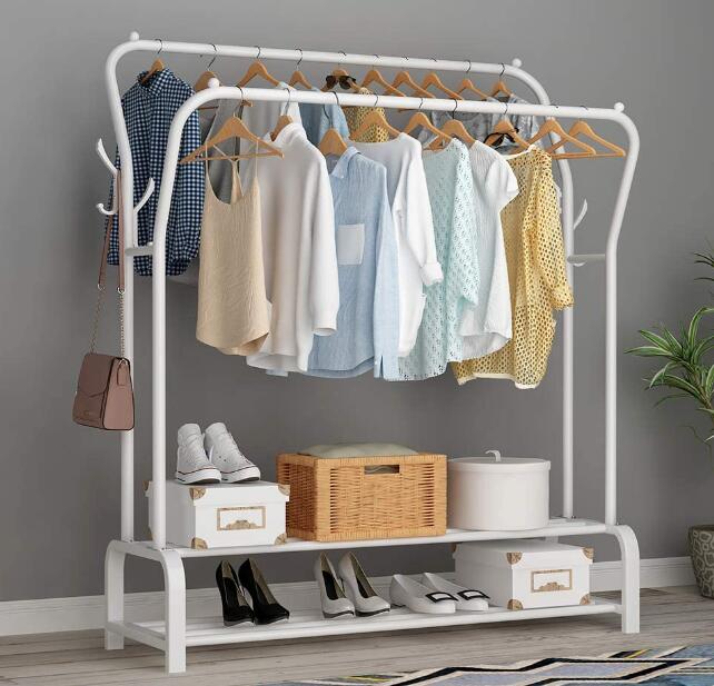 double layer hanging closet organizer