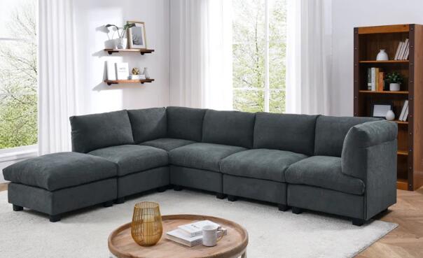 l shape sofa with square corner wedge
