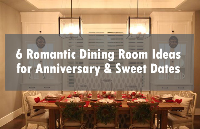 how to set a romantic dining room